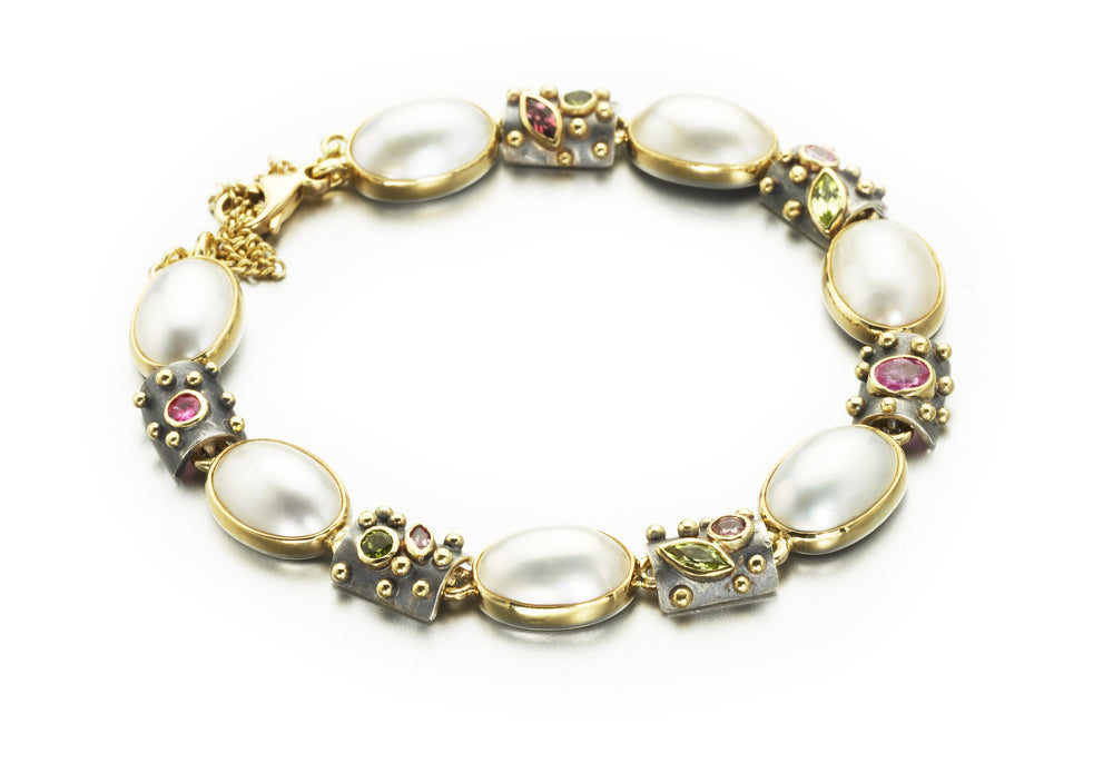 Bracelet mabe pearls